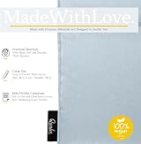 Qomfor Microwavable Wheat Bag Light Blue 3-Chamber Heating Pad 46x12 cm view 4