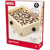BRIO 34000 Labyrinth Game - Classic Mind-Challenging Maze | Enhances Concentration and Coordination | Perfect for Kids Age 6 and Up | Over 3 Million Units Sold