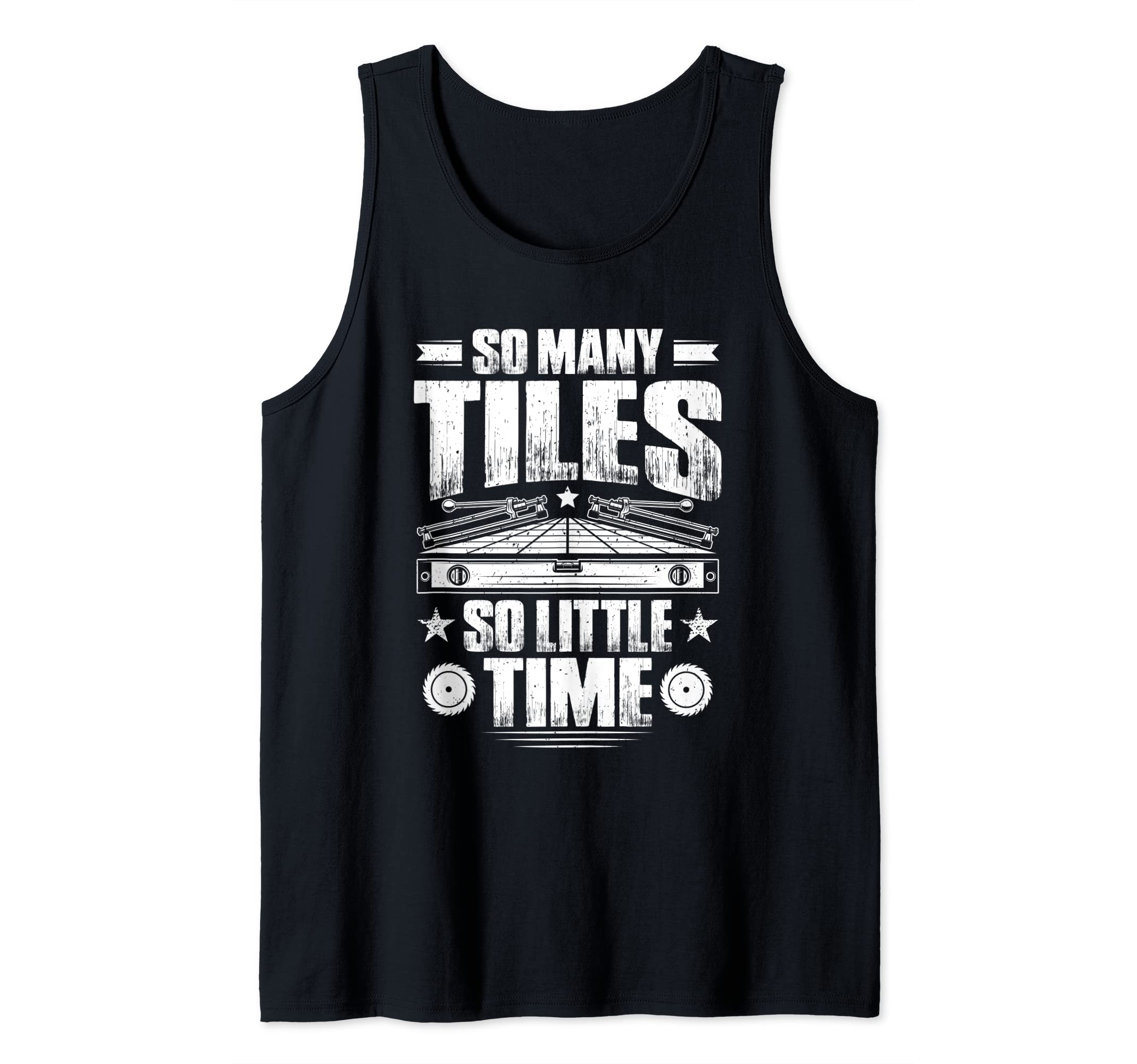 Tile Man So Many Tiles Floor Tiler Tank Top