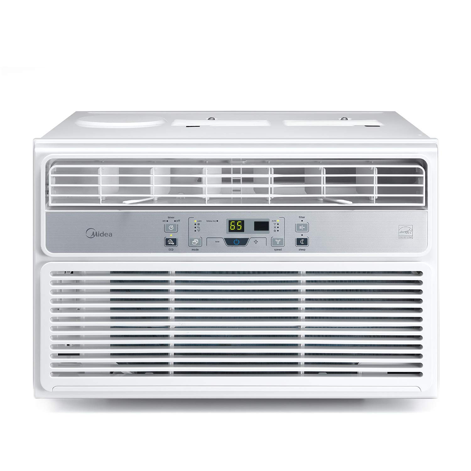Midea Window Air Conditioner 6000 BTU Easycool AC (Cooling, Dehumidifier and Fan Functions) for Rooms up to 250 Sq, ft. with Remote Control 6,000