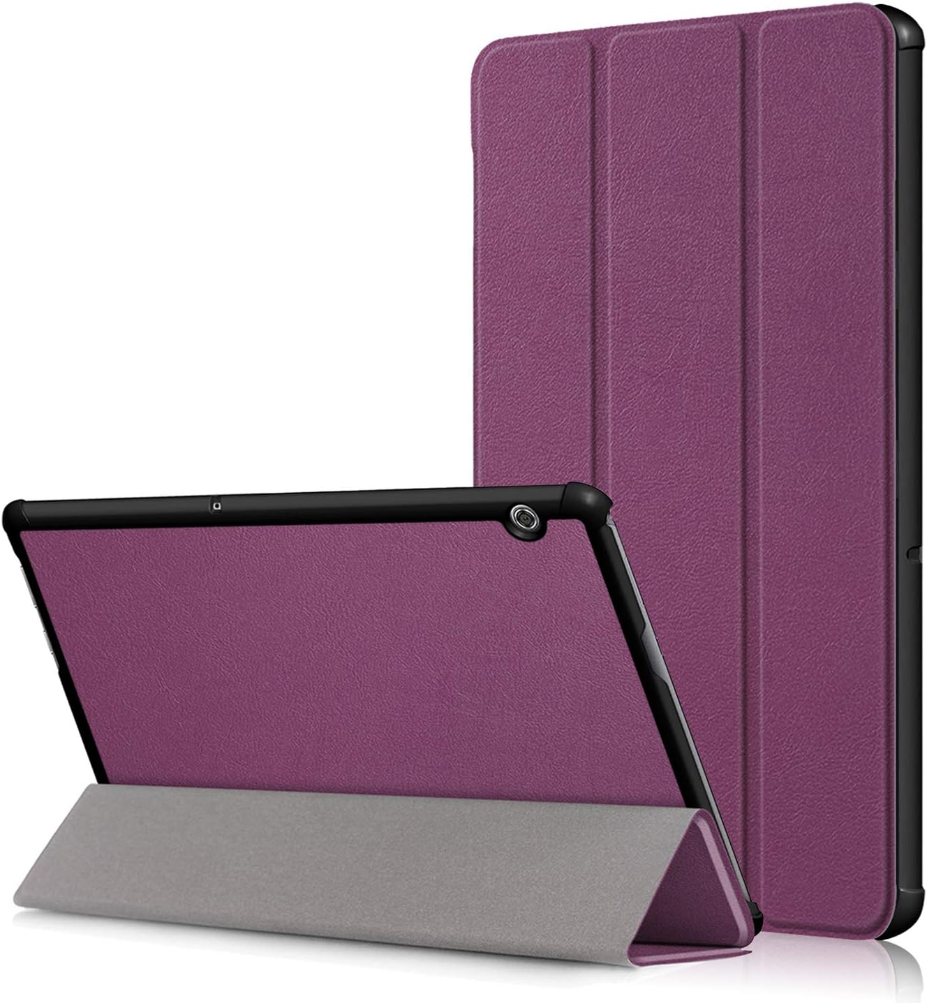 Acelive for Huawei T5 Case, Ultra Slim Smart Leather Case Cover with Stand Function for Huawei Mediapad T5 10 10.1 Inch Tablet 2018