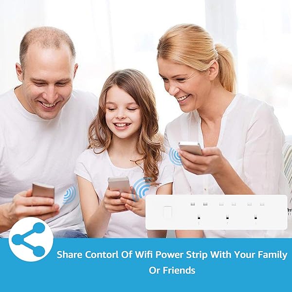 Woox R4055 UK Smart Power Strip 13 A 3 puertos 2 USB R4055