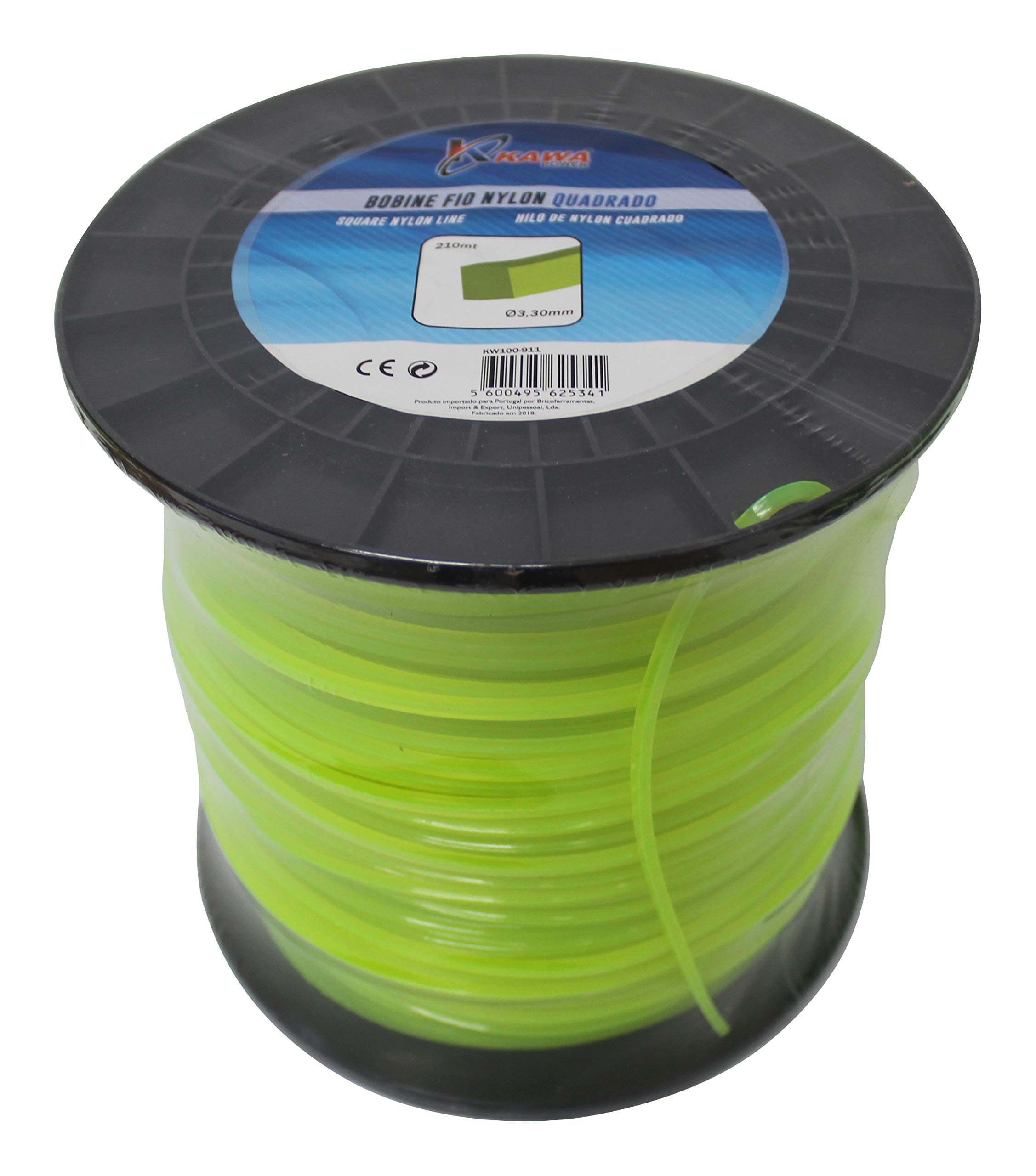 Nylon Thread for Brush Cutters 3,3MM 210mt Square Kawapower - Bricoferr