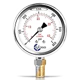 CARBO Instruments Stainless Steel Pressure Gauge