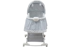 Bily B3350CHV Rocking Bassinet Serene Chevron