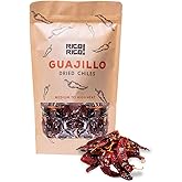 RICO RICO - Dried Guajillo Chiles Peppers 4 oz - Natural and Premium. Great For Mexican Recipes Like Mole, Tamales, Salsa. Re