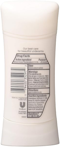 DOVE DEODORANT 2.6 OUNCE ADV CARE ANTI-PERSPIRANT COOL ESSENTIALS STICK, FRESH CUCUMBER, 2 PACK