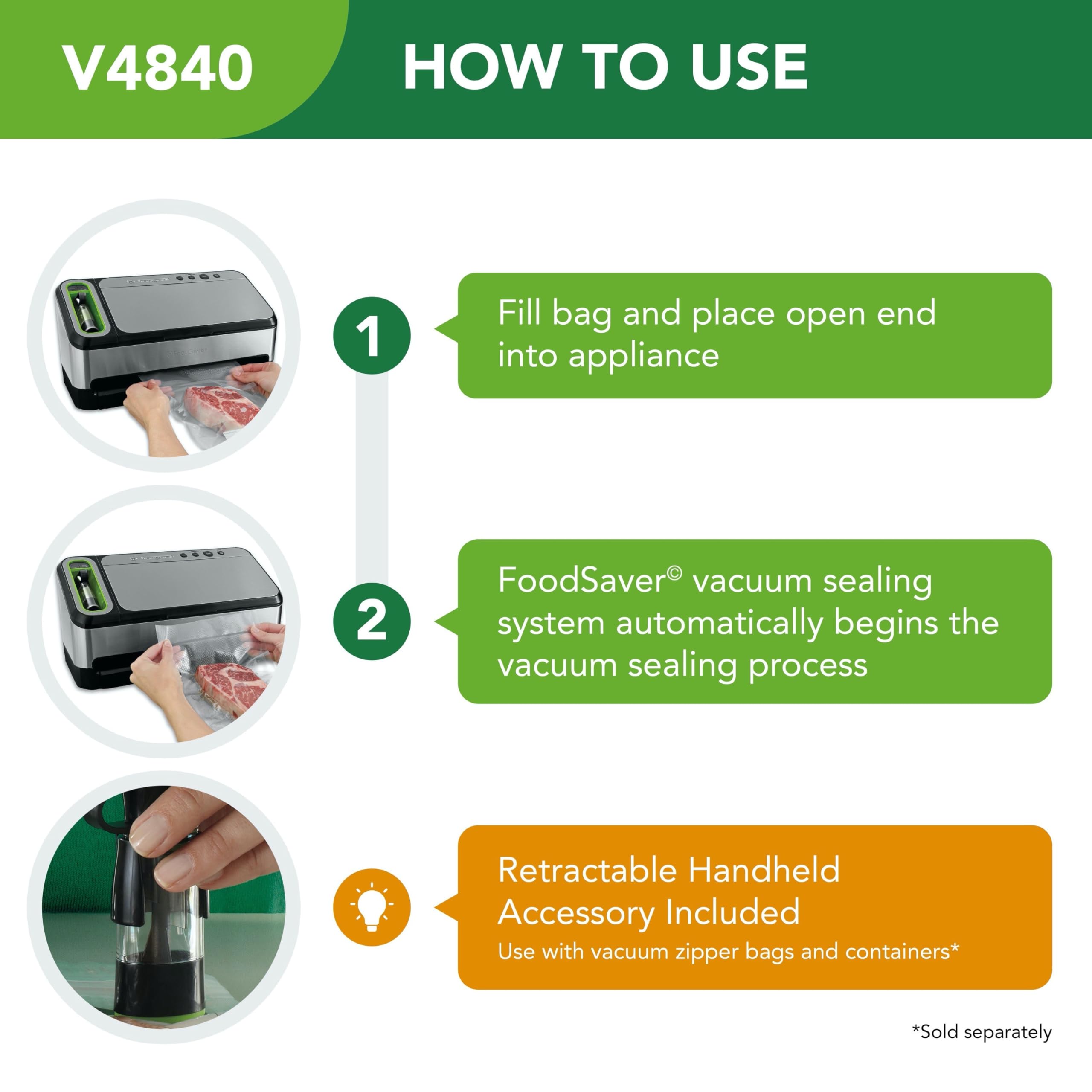 FoodSaver 4800 Series Vacuum Sealer Machine on Galleon Philippines