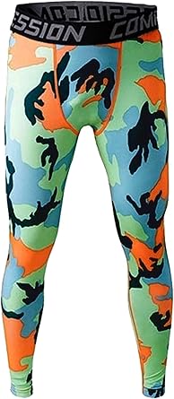 A. M. Sport Mallas Hombre Fitness elasticas de Compresion sin ...