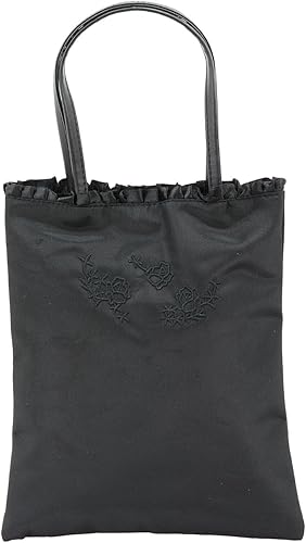 Amazon フォーマルバッグ レディース バック サテンフリル フリル 薔薇 刺繍 フォーマル バッグ 不明 フォーマルバッグ