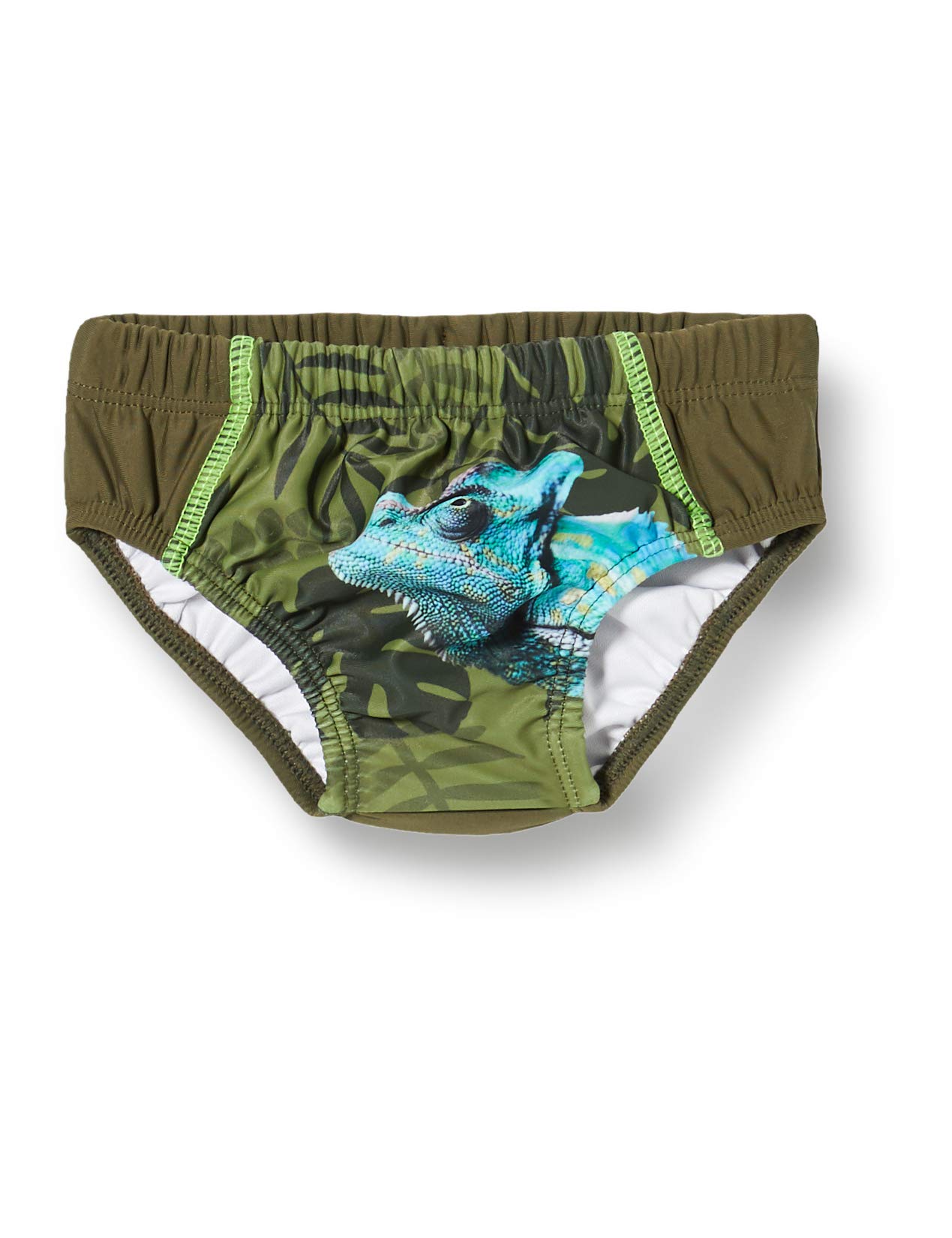 Playshoes Baby Boys Chamäleon Baby and Toddler Swim Diaper, Olive, 74/80 cm