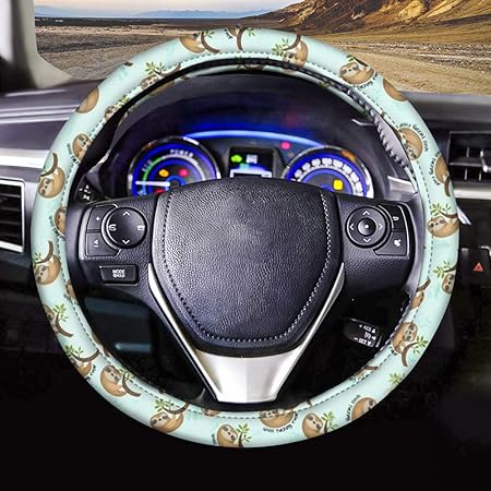 Amazon Youngerbaby ユニバーサル 車用ハンドルカバー ネオプレン 15インチ フラワー 自動車ハンドルカバー レディース ガールズ Steer02 Yg ハンドルカバー 車 バイク