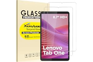 XunyLyee 2-Pack, Screen Protector for Lenovo Tab One (8.7 inch) Tempered Glass Film Anti-Scratch Easy Installation