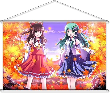 Amazon タペストリー 東方project Touhoupurojekuto 霊夢 博麗霊夢 ポスター アニメ 漫画 可愛い おしゃれ 萌え 個性ギフト 二次元 壁掛け装飾 部屋 壁アート Hw 1760 アニメ 萌えグッズ 通販
