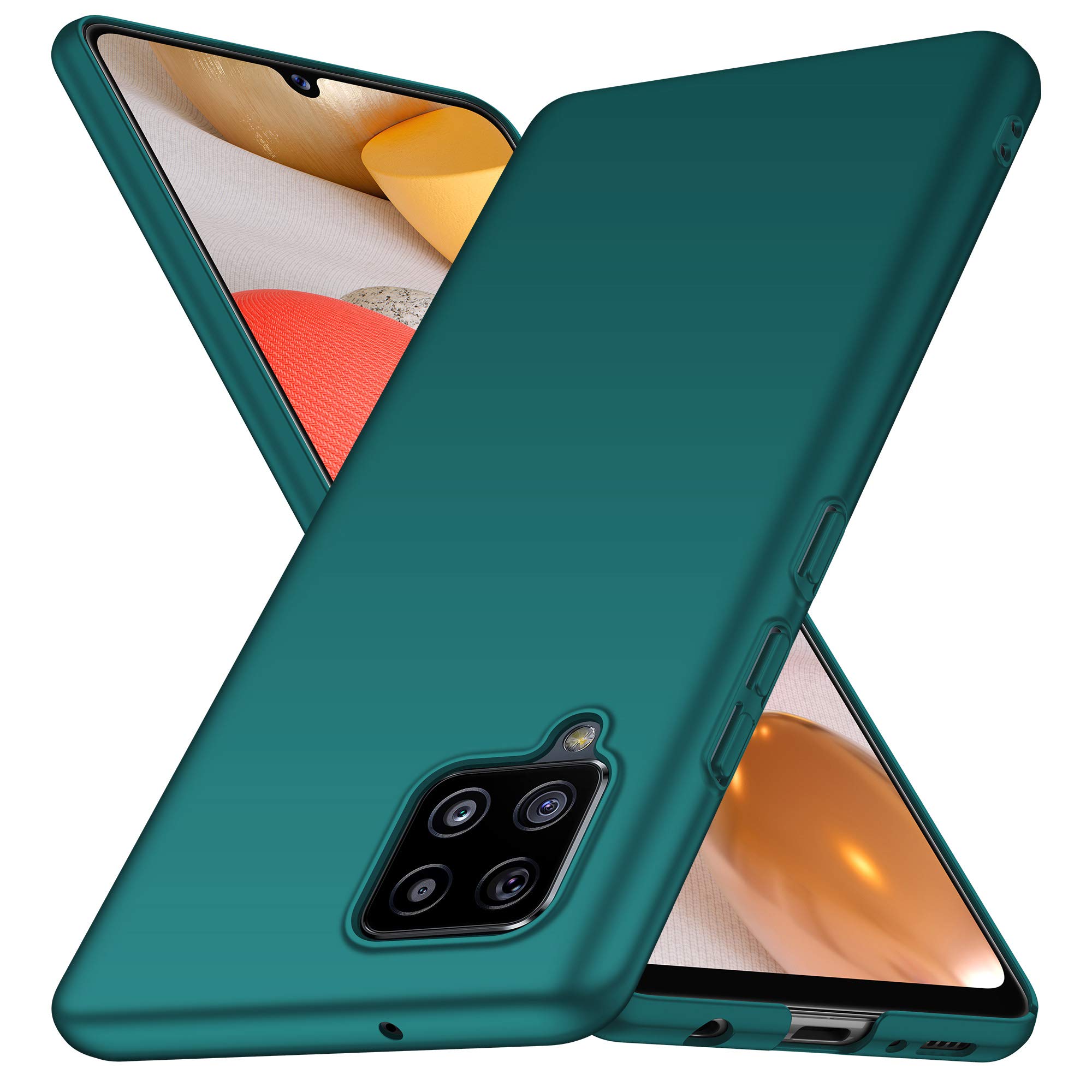 Avalri for Samsung Galaxy A42 5G/M42 5G Case, Minimalistic Design Ultra Thin Hard Case PC Shock and Scratch Resistant Compatible with Samsung Galaxy A42 5G/M42 5G (Green)