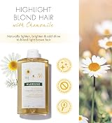 Klorane Blond Highlights Shampoo Chamomile 400ml for Blonde & Highlighted Hair view 3