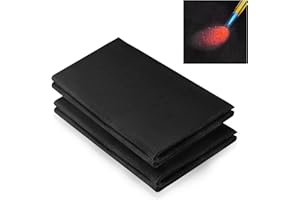 kanhiro Carbon Felt Welding Blanket Fireproof - 2 Packs 12" X 27" Heat Resistant Fabric 1800°F High Temp Insulation Pad, Brazing Heat Shield Mat for Torch, Solder Plumbers HVAC Torch Protector