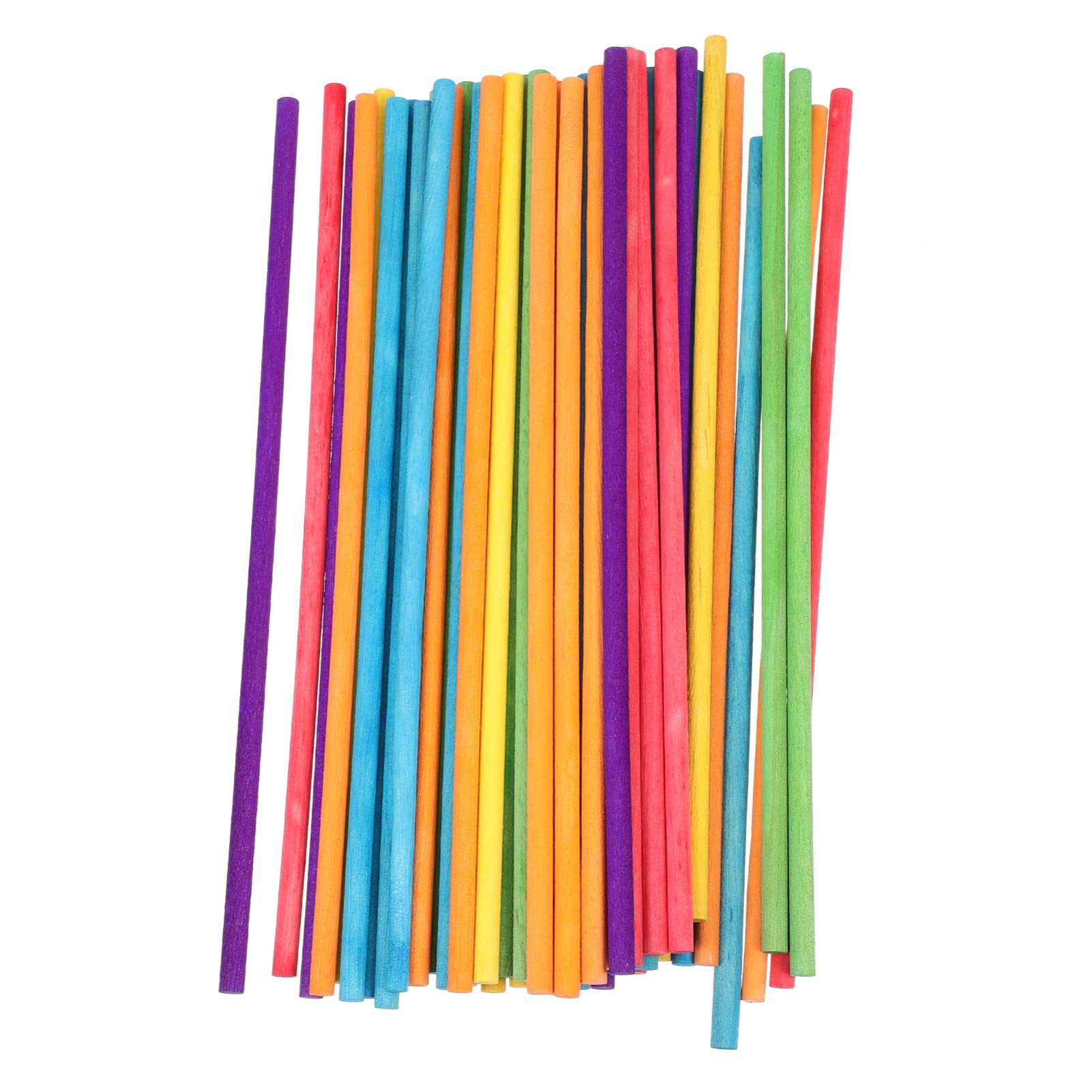 Milisten 100Pcs Rhythm Sticks Rhythm Music Lummi Sticks Classroom Musical Sticks Percussion Instruments Accessories for Girls Boys Colorful,20X0.5X0.5CM