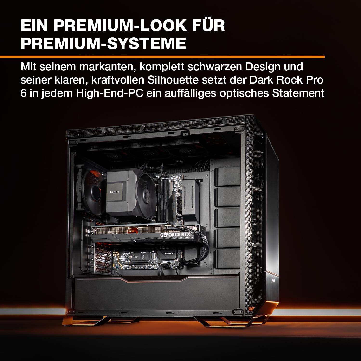 be quiet! Dark Rock Pro 6 Luftkühler, Extrem Hohe CPU-Kühlleistung, Semi-Passiver Quiet-Modus, 7 Hochleistungs-Heatpipes, 2 Nahezu Geräuschlose Silent Wings PWM-Lüfter, Einfache Installation 7