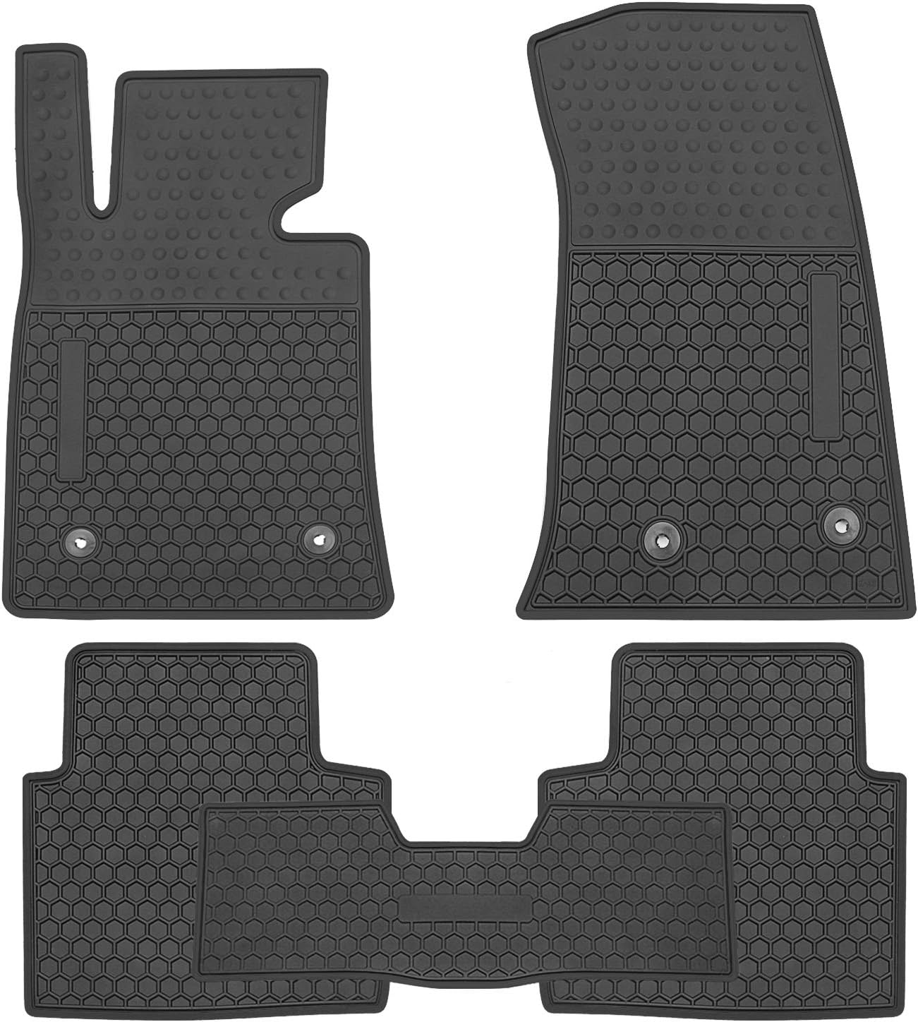 San Auto Car Floor Mat Rubber Custom Fit for Cadillac ATSL 2018 2017 2016 2015 2014