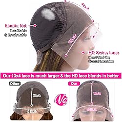 Pizazz Highlight 13x4 HD Transparent Lace Front