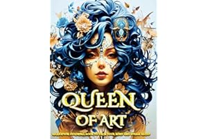 Queen Of Art: Relaxiaton Coloring Book To Calm Your Mind And Stress Relief Aesthetic Art Series to Mindfulness Therapy For Adults and Teens For ... And Improve Your Mood (The Queen Art Therapy)