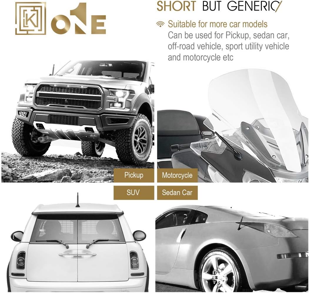 KEYO1E 4.9'' AP-23PC Short Antenna: Automotive