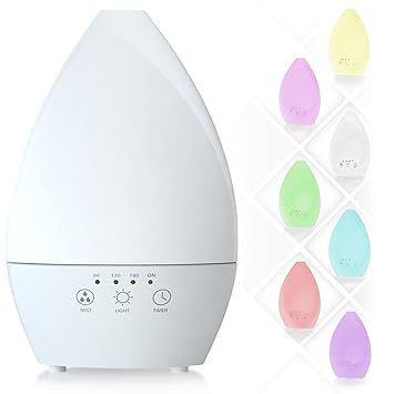 Essential Oil Diffuser Unique Elegant Design Aromatherapy Ultrasonic Room Humidifier 200 Ml For #unique #essential #oil #diffuser Essential Oil Diffuser Unique Elegant Design Aromatherapy Ultrasonic Room Humidifier 200 Ml For