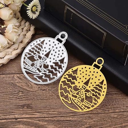 Gmgqsago Die Cuts Boule De Noël De Coupe Dies Pochoirs Diy