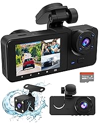 Dash Cam Front and Rear, 4K/2.5K Full UHD Dash Cam