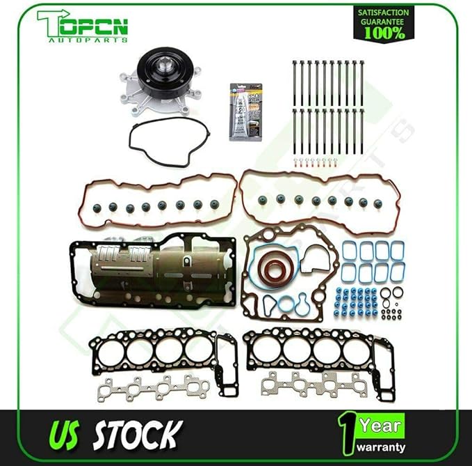 Water Pump & Head Gasket Set For 2002 2003 2004 2005