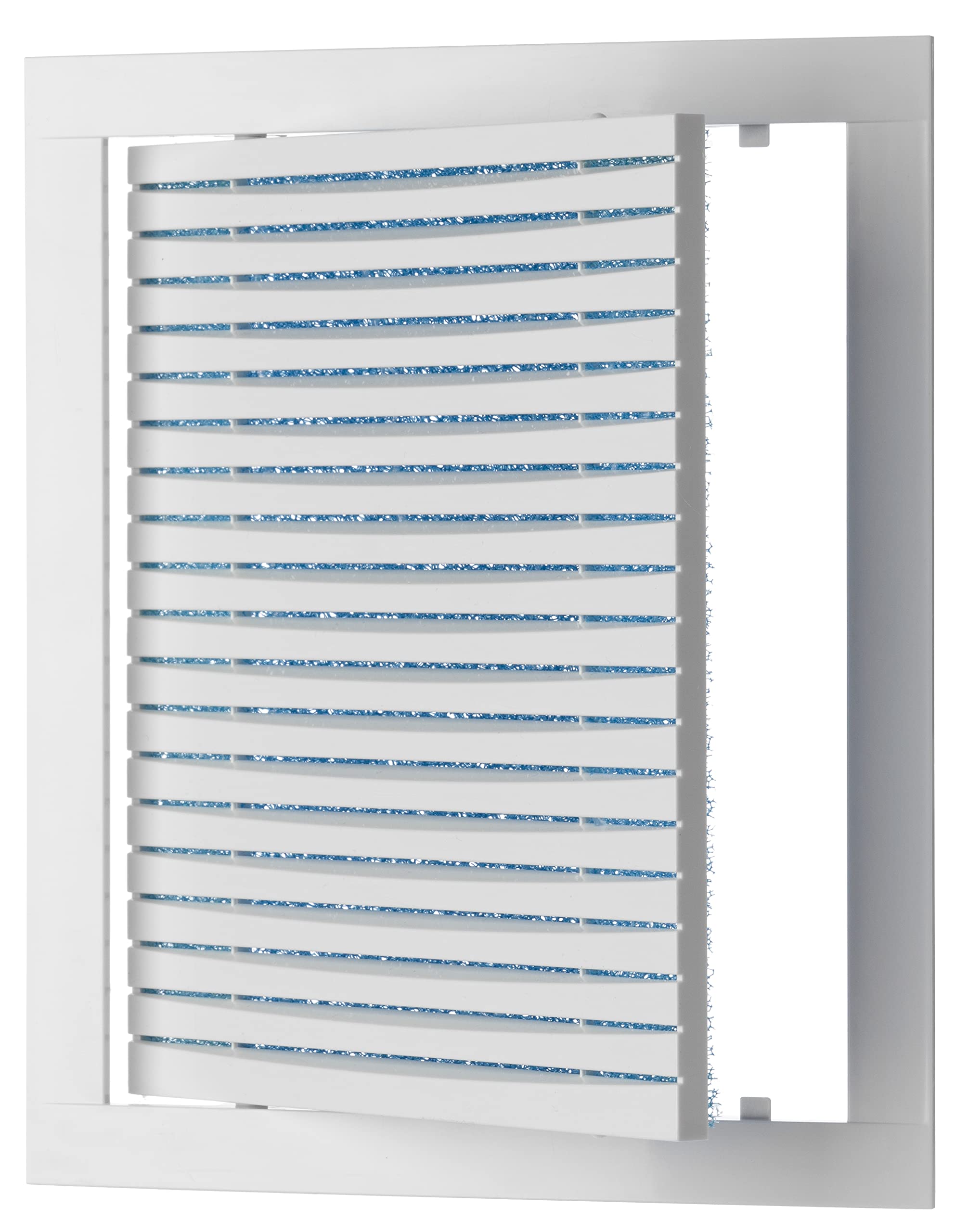 200x250mm / 8x10 inch White Plastic Ventilation Grille - Air Vent Cover with Filter - Inspection Hatch