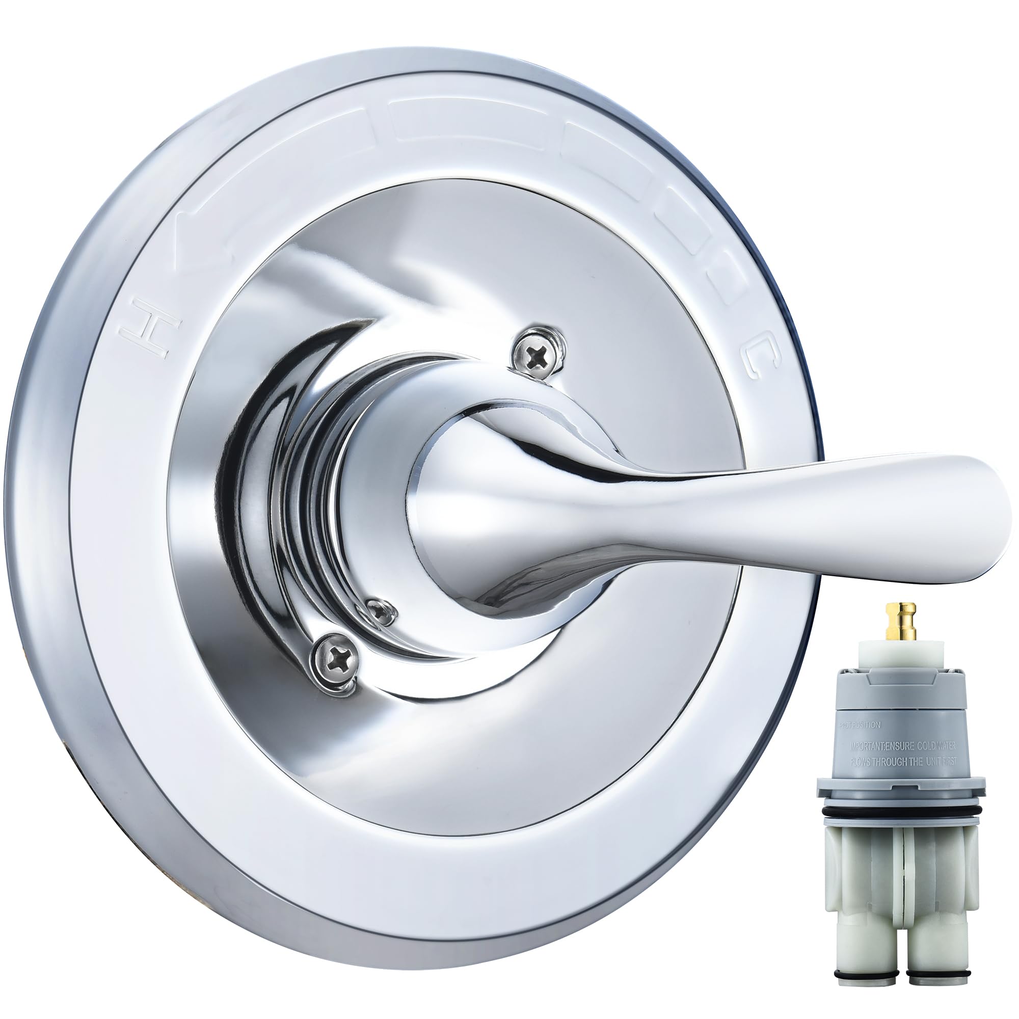 Photo 1 of Replacement for Delta Classic 13 Series Single-Function Trim Kit, T13020 Chrome Shower Handle, Fit Delta Shower Valve R10000 Series (Cartridge Included)