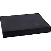 BOSU Balance Pad Exercise Mat for Better Balance, Gymnastics &amp; Yoga, Black | Slip-Resistant TPE Foam Surface Helps Improve Stability, Core Strength, Coordination &amp; Body Awareness for Fitness &amp; Rehab