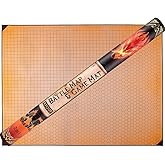 da Vinci's Room 2-in-1 DND Battle Map and 4 Foot Rubber Game Mat 48x36 inches with Dry Erase Square or Hex Grid - DND Battle Mat, D&D Map for D&D, Board Games, TTRPGs and Other Tabletop Games