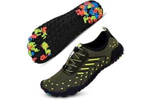 BibMina Hike Barefoot Water Shoes Women Men, Newly Quick-Dry & Wide Toe Box Breathable Pro Footwear Shoe Non-Slip for Aqua Sports Beach Pool Swim Yoga Hiking