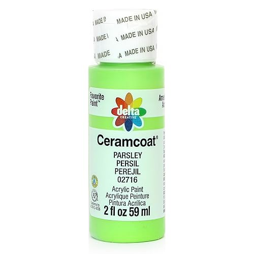 Delta Creative Delta Ceramcoat Acrylic Paint, 2 oz, Parsley,2000-2716-Pack of 1