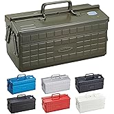 TOYO ST-350MG Steel 2-Tier Tool Box (Military Green)