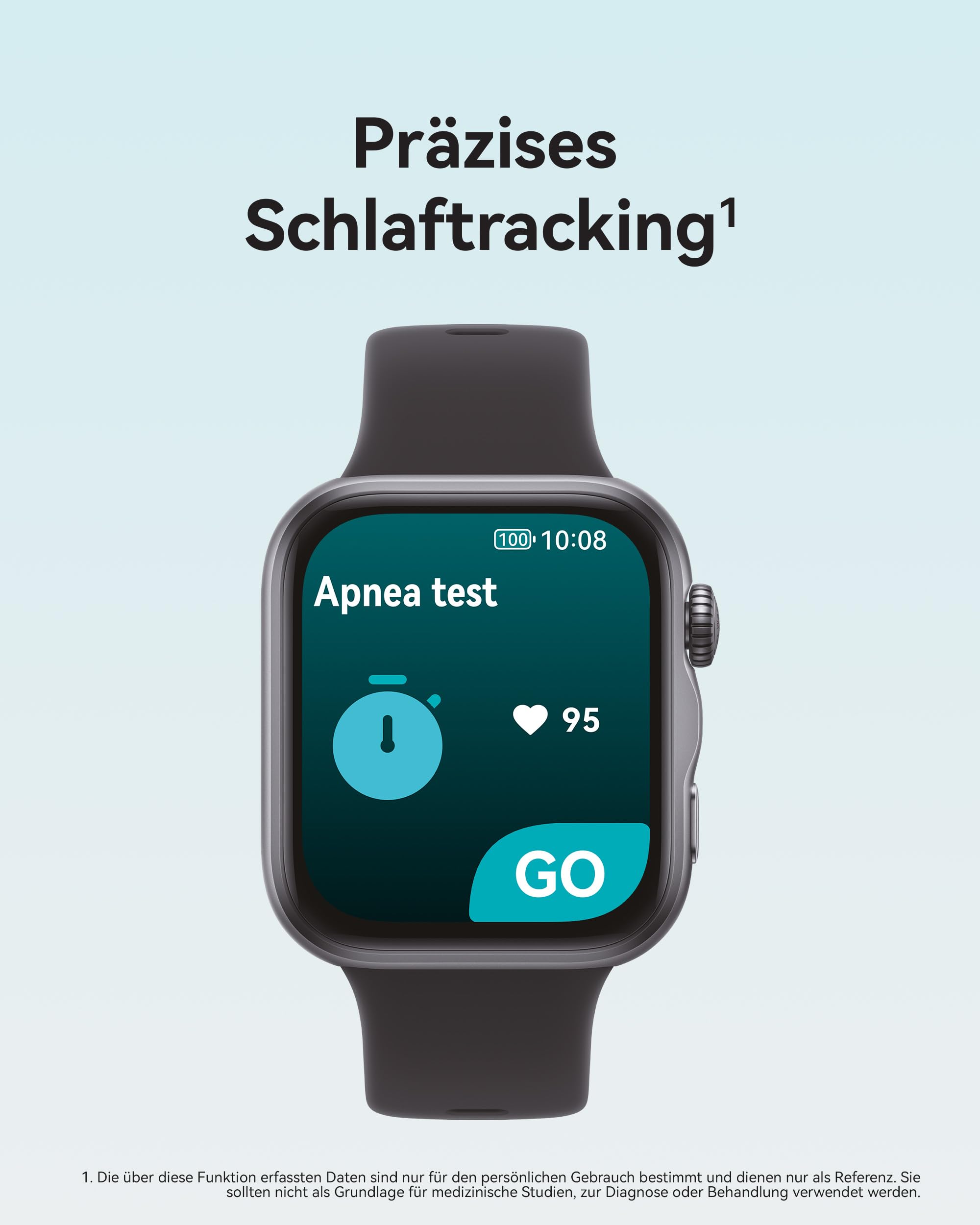 HUAWEI WATCH FIT 5 Smartwatch, GPS, 1,82″ Display, Sportuhr mit Schlaftracker, NFC-Zahlung, Sturzerkennung, Gesundheitsmanagement, Bis zu 10 Tage Akku, 5 ATM, für iOS & Android, 100+ Workouts, Schwarz 3