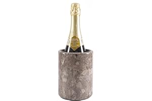 Radicaln Marble Wine Chiller Bucket 6.5" Inches Oceanic Handmade Small Champagne Chiller & Wine Bottle Holder for Bar Accesso