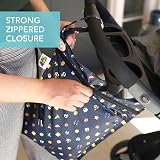 Bumkins Waterproof Wet Bag for Baby Mario Travel Stroller Strap Zip view 4