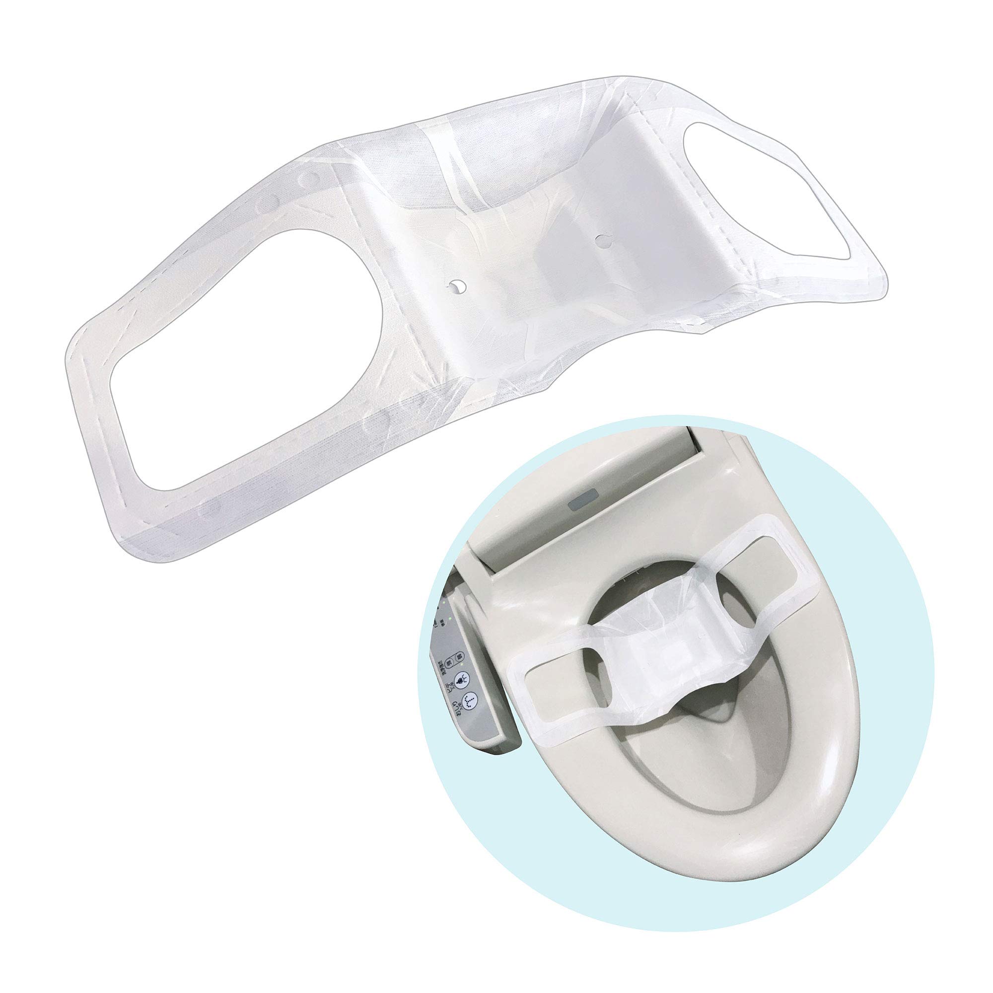 楽流 カップ 検便 採便 用 シート 【立体形状によりトイレ水に浮べず中空で採取 トイレ流せるタイプ】 (50)商品画像