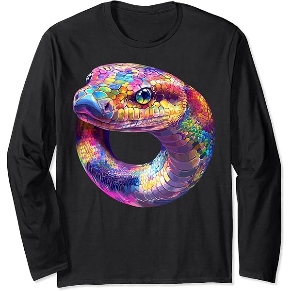 Amazon.com: Colorful Anaconda Snake Face Animal Lover Men Women