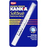 Kank-A Mouth Pain Gel, Fast-Acting Pain Relief with Soft Brush, 0.07 oz | Professional strength formula, fast-acting dual actiom relief for toothache and gum pain, easy-to-use gentle pen applicator