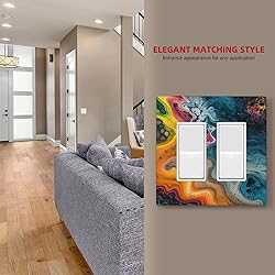 Thsanju Decorative Outlet Covers Colorful Artistic