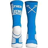 ChalkTalkSPORTS Lacrosse Performance Crew Socks - Multiple Designs & Colors - Youth & Adult - Lax Mid-Calf Socks