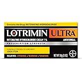 Lotrimin Ultra Antifungal Jock Itch Cream with Butenafine Hydrochloride, Jock Itch Treatment for Men, Women, and Kids Over The Age of 12, 1.1 oz Tube