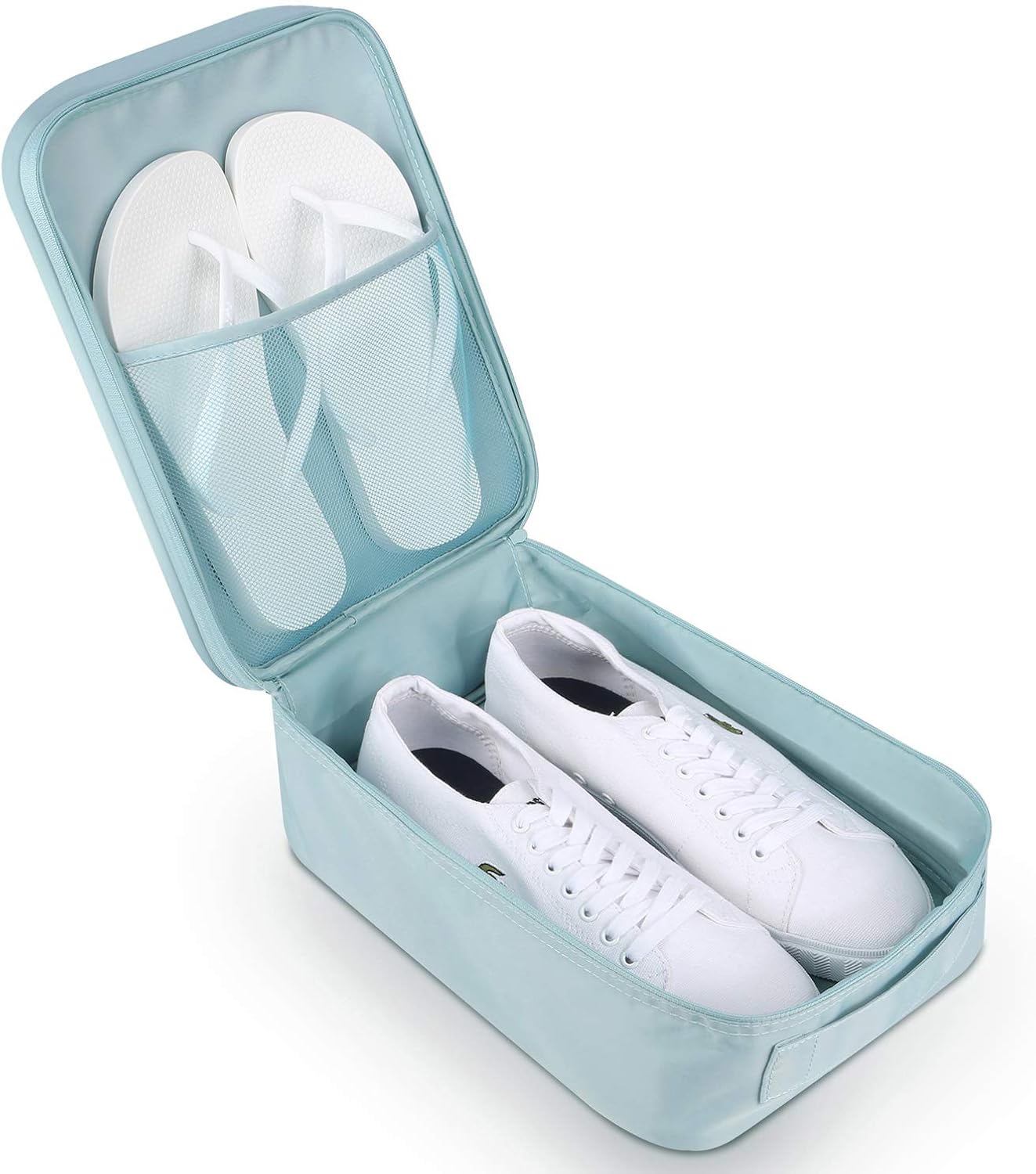 Shoe Bag,Mossio Large Waterproof Shoe Organizer with Zipper for Men & Women Beige: Shoes