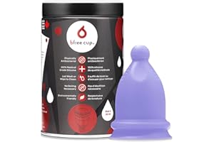 BFREE CUP Bfree Menstrual Cup - Reusable Period Cup Leak-Free Eco-Friendly Tampon/Pad Alternative Feminine Hygiene Product for Menstruating Teens, Women