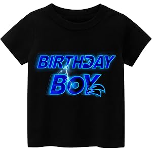 Tutu and Sian Ultra Soft Birthday Boy Short-Sleeve T-Shirt, Gifts for Boys Birthday Party